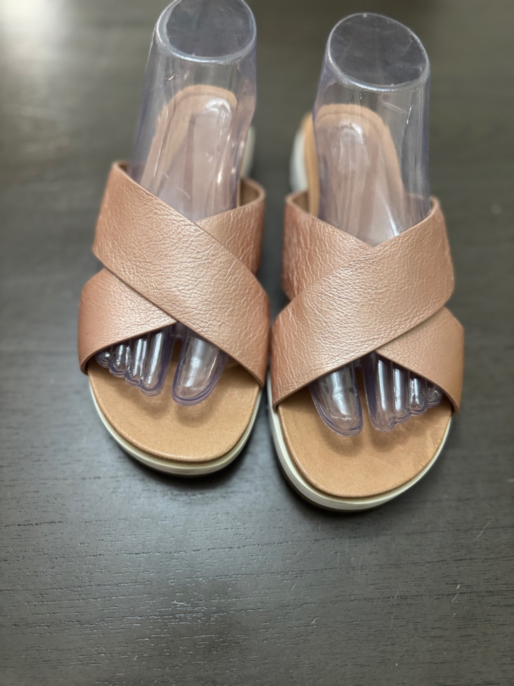 UGG Women's Crisscross Slide Sandals in Rose Gold